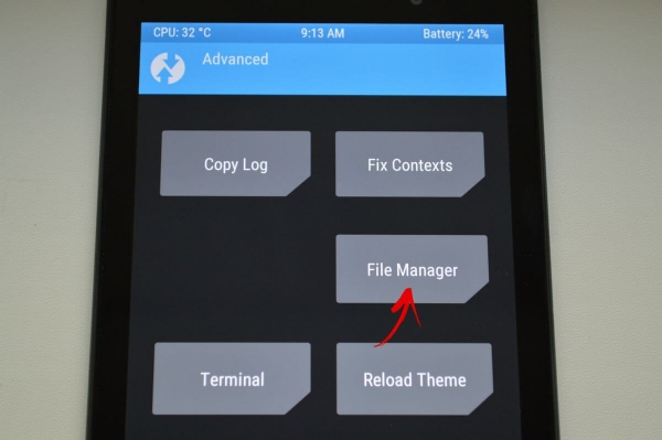Как снять графическую блокировку через TWRP Recovery